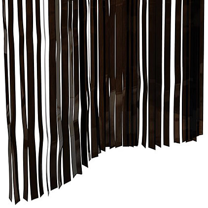 Slit Drapes Black (1/2")