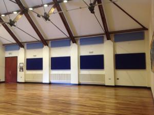 Ipswich School rehires Camstage for CamStyle™ acoustic panels and curtains.