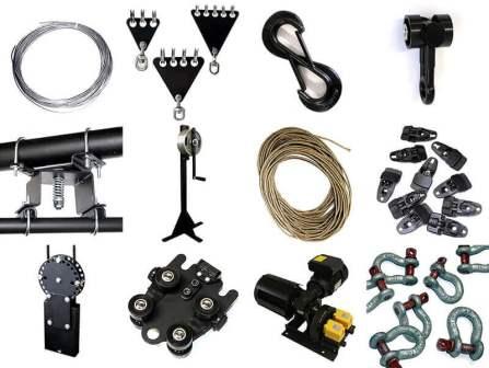 Camstage offers stage spare parts like wire and pulleys online for do-it-yourselfers