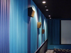 showcase pleated wall drapes