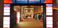 Entrance to cinema trade show CinemaCon 2018