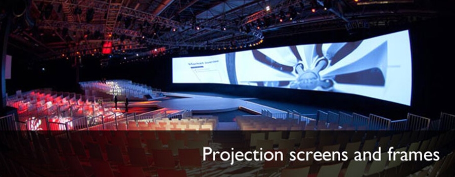 Projection screens and frames